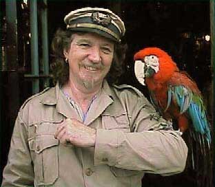 Steve Bunker with bird